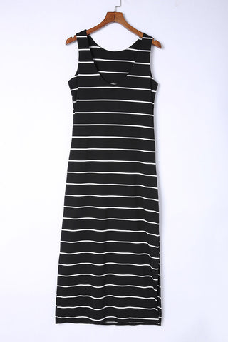 Sleeveless Maxi Dress - Black