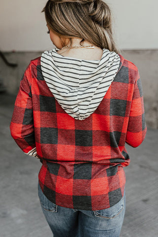 Buffalo Plaid Top - Red