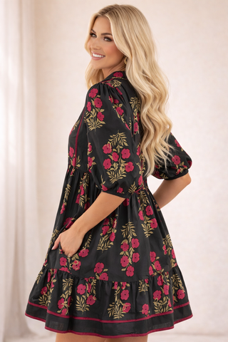 Roses Shift Dress