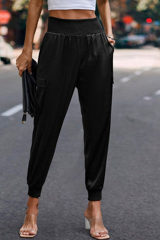 Silky Joggers - Black