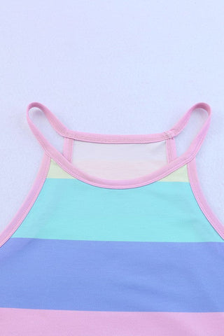 Pastel Rainbow Top