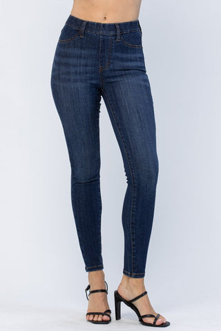 Judy Blue Super Stretch Elastic Waist Skinny Jeans