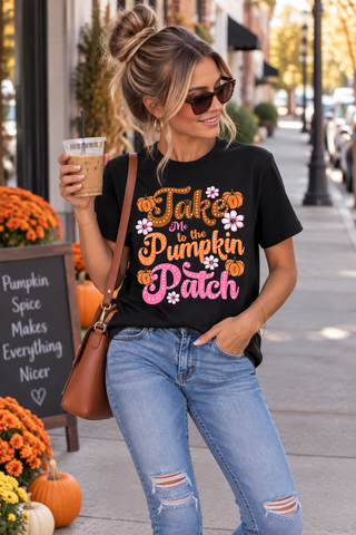 Pumpkin Patch Tee - Black