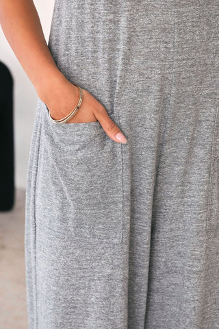 Weekend Lounging Jumpsuit - Gray