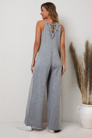 Weekend Lounging Jumpsuit - Gray