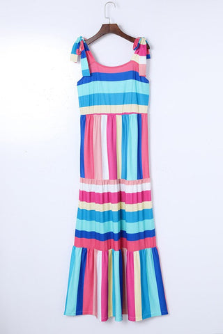 Striped Rainbow Sundress