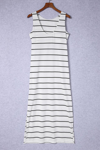 Sleeveless Maxi Dress - White