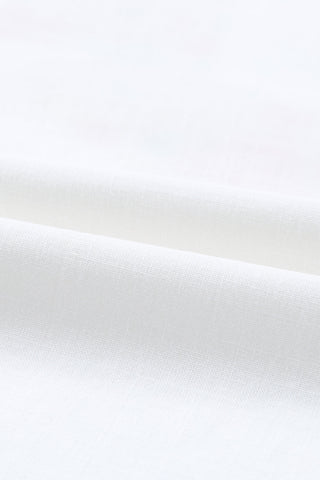 Cotton Embroidered Top - White