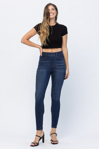 Judy Blue Super Stretch Elastic Waist Skinny Jeans