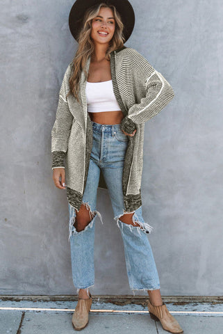 Thick and Warm Cardigan - Creamy Beige