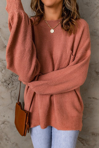 Fall Peach Sweater