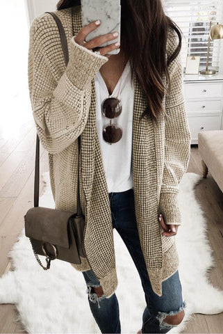 Thick and Warm Cardigan - Creamy Beige