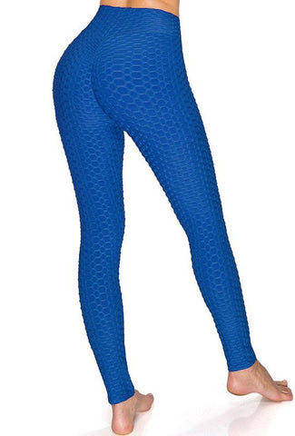 Bottom Lift Honeycomb Leggings - 6 colors