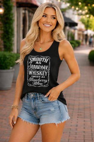 Smooth as Tennessee Whiskey Tank Top