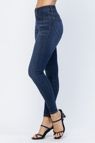 Judy Blue Super Stretch Elastic Waist Skinny Jeans