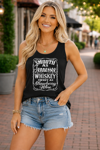 Smooth as Tennessee Whiskey Tank Top