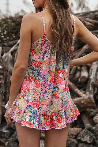 Spaghetti Strap Floral Top