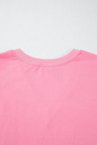Pink Puff Sleeve Top