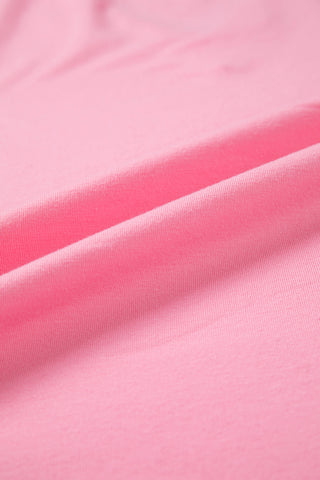 Pink Puff Sleeve Top