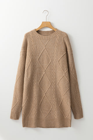 Fall Sweater Dress - Taupe