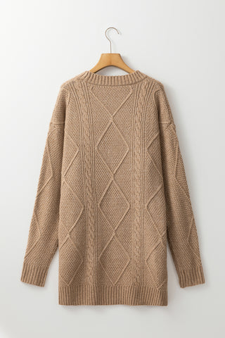Fall Sweater Dress - Taupe