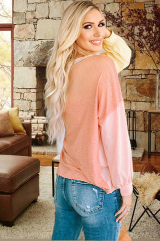 Pretty in Peach Fall Top