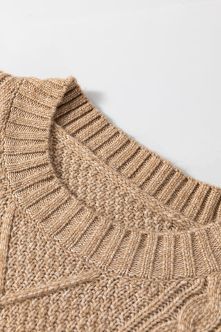 Fall Sweater Dress - Taupe