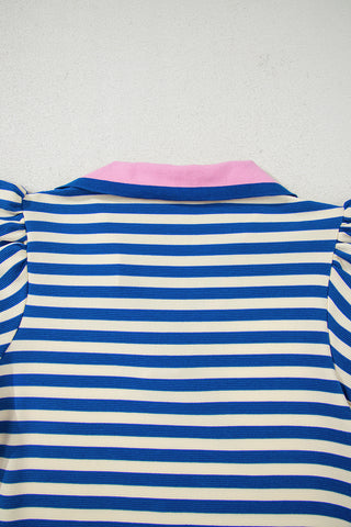 Striped Blue Dress