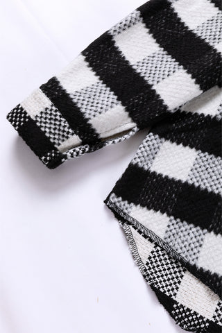 Textured Shaket - Black and White