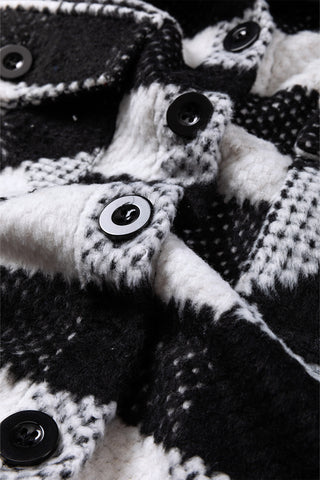 Textured Shaket - Black and White