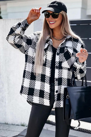 Textured Shaket - Black and White