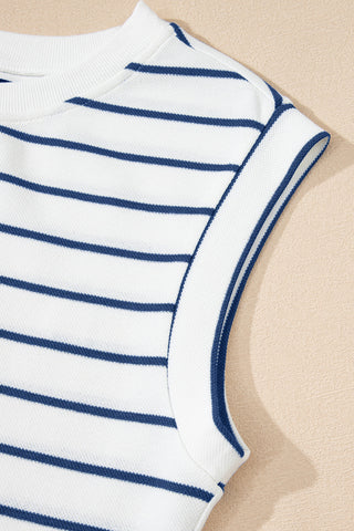 Striped Blue Spring Pant Set