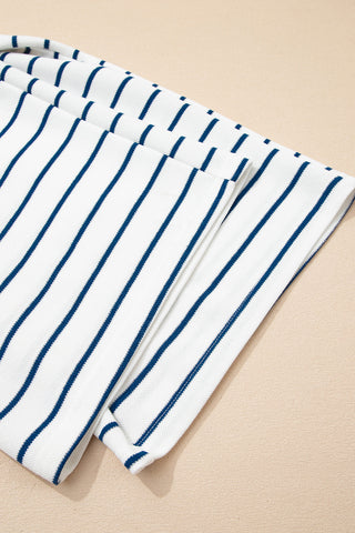 Striped Blue Spring Pant Set