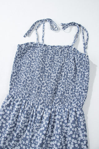 Floral Jumpsuit - Blue