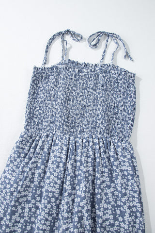 Floral Jumpsuit - Blue