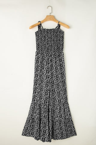 Floral Jumpsuit - Black