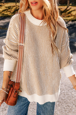 Chesnut Striped Sweater