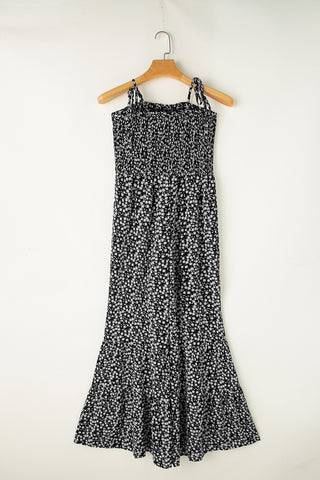 Floral Jumpsuit - Black
