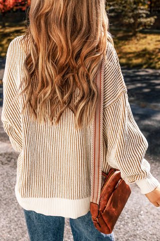 Chesnut Striped Sweater