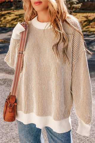 Chesnut Striped Sweater