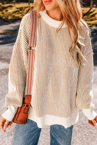 Chesnut Striped Sweater