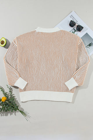 Chesnut Striped Sweater