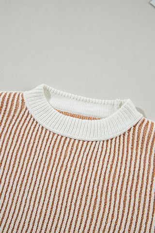 Chesnut Striped Sweater
