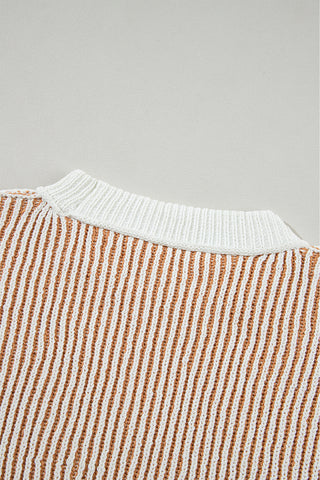 Chesnut Striped Sweater