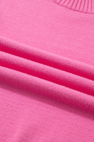 Ruffle Sleeve Sweater - Pink