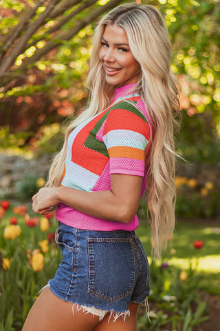 Color Block Sweater