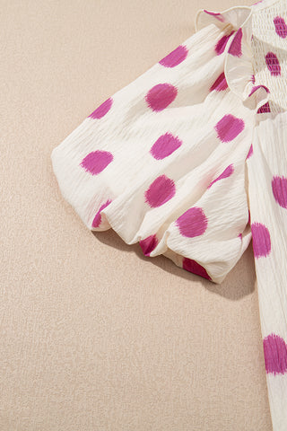 Dot Girl Summer Top - Pink