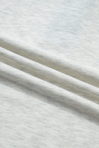 Denim Details Top - Gray