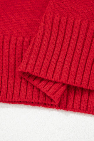 Collared Sweater - Red
