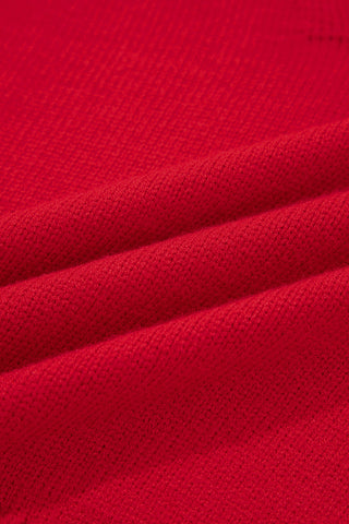 Collared Sweater - Red